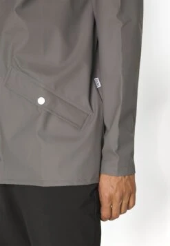 Rains Unisex - Manteau Court - Grey -Rains 0d903bf864ce438cbab5e7d00d0a5334