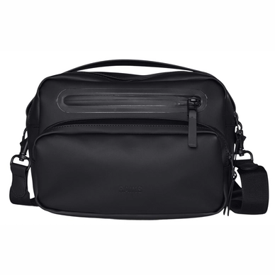Sac à Bandoulière Rains Unisex Box Bag Large Black 3 Sac à Bandoulière Rains Unisex Box Bag Large Black