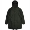 Veste Rains Unisex Long Jacket Green -Rains 12020 green 1 1