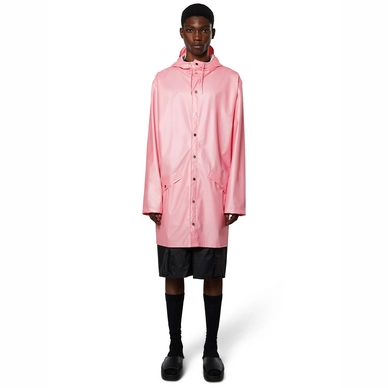 Veste Rains Unisex Long Jacket Pink 4 Veste Rains Unisex Long Jacket Pink – Image 2
