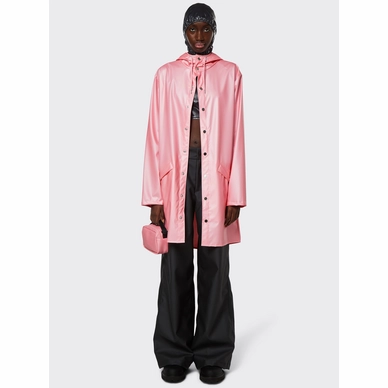 Veste Rains Unisex Long Jacket Pink 8 Veste Rains Unisex Long Jacket Pink – Image 6