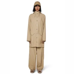 Veste Rains Unisex Long Jacket Sand -Rains 12020 sand women 1