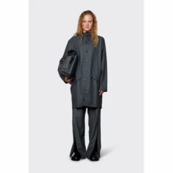 Imperméable RAINS Unisex Long Jacket Slate -Rains 12020 slate women 1