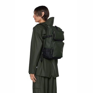 Sac à Dos Rains Unisex Trail Cargo Backpack Green 5 Sac à Dos Rains Unisex Trail Cargo Backpack Green – Image 3
