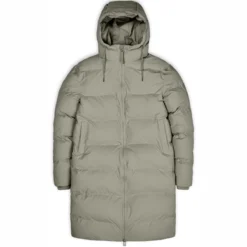 Veste Rains Unisex Long Puffer Jacket Cement