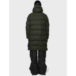 Veste Rains Unisex Long Puffer Jacket Green -Rains 15070 green women 3
