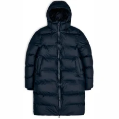 Veste Rains Unisex Long Puffer Jacket Navy
