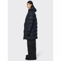 Veste Rains Unisex Long Puffer Jacket Navy 12 Veste Rains Unisex Long Puffer Jacket Navy -Rains 15070 navy men 2