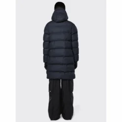 Veste Rains Unisex Long Puffer Jacket Navy 13 Veste Rains Unisex Long Puffer Jacket Navy -Rains 15070 navy men 3