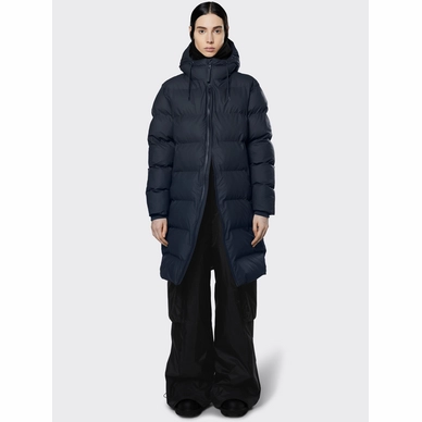 Veste Rains Unisex Long Puffer Jacket Navy 7 Veste Rains Unisex Long Puffer Jacket Navy – Image 5