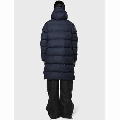 Veste Rains Unisex Long Puffer Jacket Navy 9 Veste Rains Unisex Long Puffer Jacket Navy – Image 7