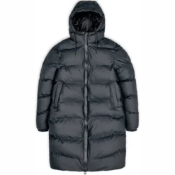 Veste Rains Unisex Long Puffer Jacket Slate