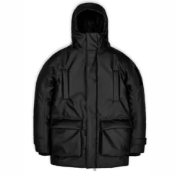 Veste Rains Unisex Glacial Parka Black