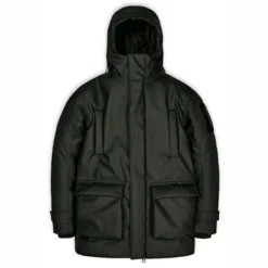 Veste Rains Unisex Glacial Parka Green