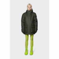 Veste Rains Unisex Glacial Parka Green -Rains 15250 green women 1