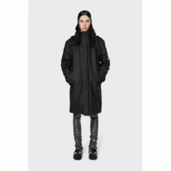 Veste Rains Unisex Glacial Coat Black -Rains 15260 black women 1