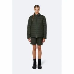 Doudoune RAINS Trekker Jacket Green -Rains 1543 green women 1