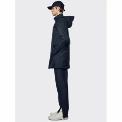 Veste Rains Unisex Padded Nylon Coat Navy 17 Veste Rains Unisex Padded Nylon Coat Navy -Rains 15480 navy men 2