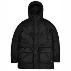 Veste Rains Unisex Alpine Nylon Parka Black
