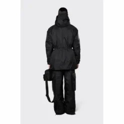 Veste Rains Unisex Alpine Nylon Parka Black -Rains 15510 black women 3