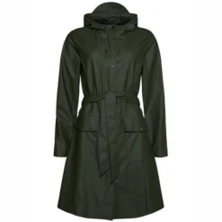 Veste Rains Women Curve Jacket Green