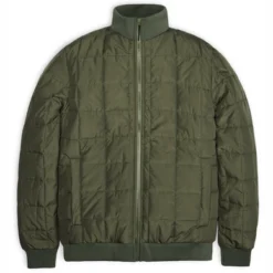 Veste Rains Unisex Liner High Neck Jacket Evergreen