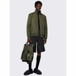 Veste Rains Unisex Liner High Neck Jacket Evergreen -Rains 18180 evergreen men 4