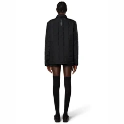 Veste Rains Unisex Liner Shirt Jacket Black 23 -Rains 18200 black women 3