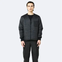 Veste RAINS Liner Jacket Black -Rains 1833 black men 1