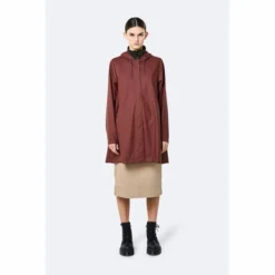 Imperméable RAINS Women A-line Jacket Maroon -Rains 1834 maroon women 1