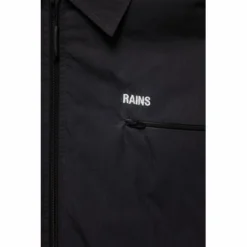 Veste Rains Unisex Woven Shirt Black -Rains 18690 black 3