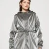 Rains String - Parka - Metallic Grey -Rains 3aeed8acdd924dcfa33d2d15c91657d5