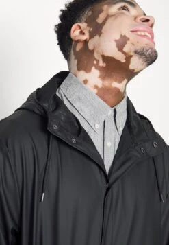 Rains Longer Jacket Unisex - Veste Imperméable - Black -Rains 52f23b2e39304c5ab5eb1bbcdf25d93c
