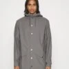 Rains Unisex - Manteau Court - Grey -Rains 57810ada3b5c4c57bb6b379a72b1b4e7
