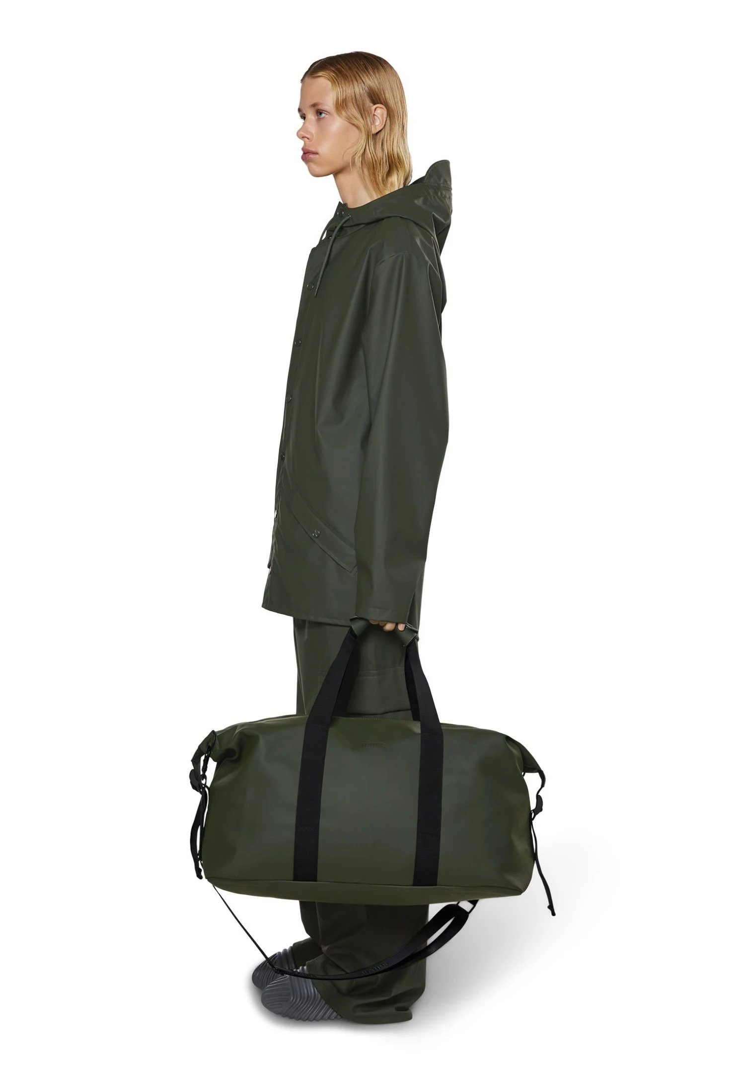 Rains Weekend Bag Unisex - Sac Week-End - Green 4 Rains Weekend Bag Unisex - Sac Week-End - Green – Image 2