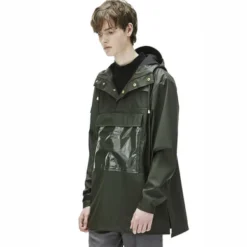 Imperméable RAINS Glossy Camp Anorak Green -Rains Regenjas RAINS Glossy Camp Anorak Green6