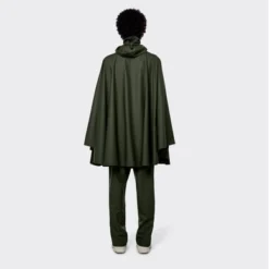 Poncho Rains Cape Green (Taille M) -Rains badcape20green204 1