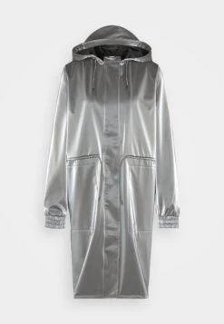 Rains String - Parka - Metallic Grey -Rains fa98fdd43b7e4e6ca49c37d14fa596cd